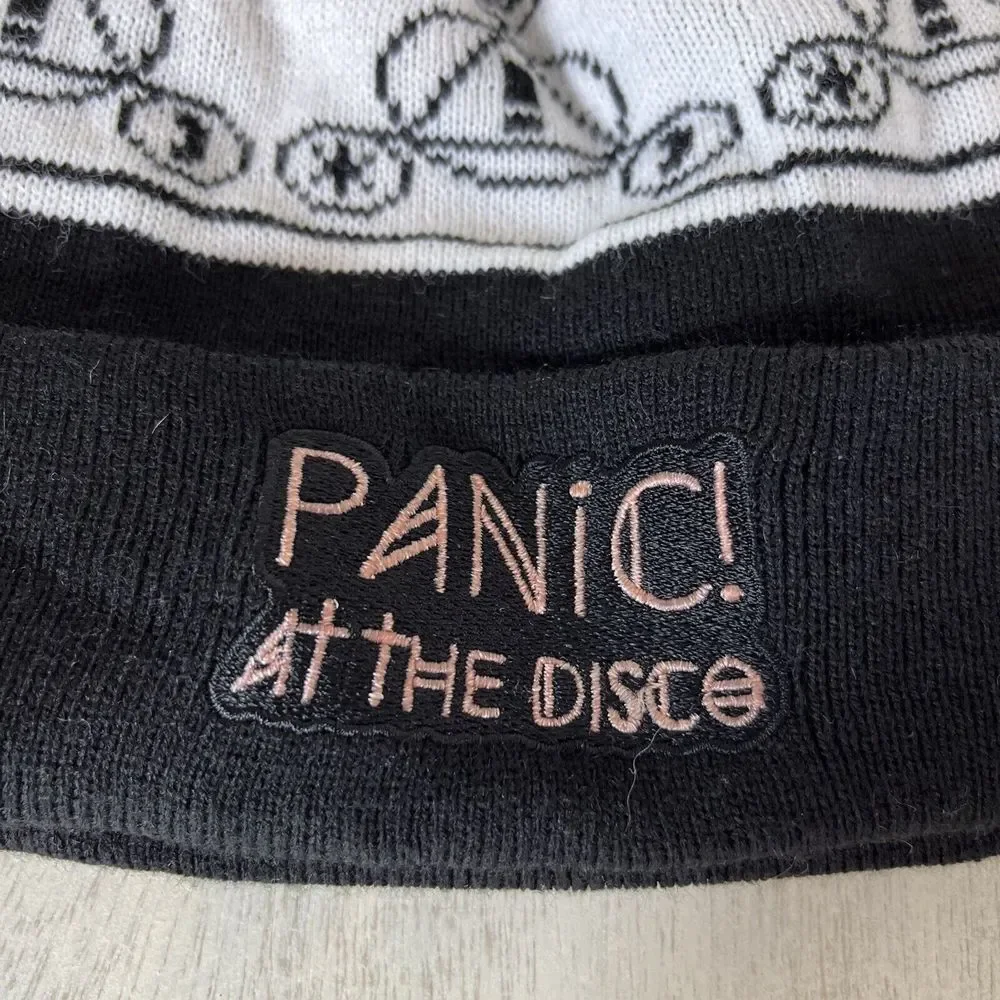 Panic At The Disco Pom Pom Beanie‎ Hat Adult Size